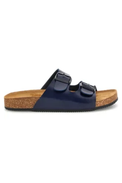 Ciabatte blu con doppia fibbia Pittarello Tierra 335A038SR