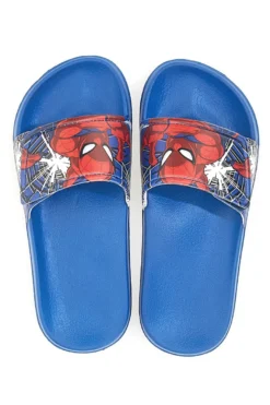 Ciabatte Blu con Fascia Regolabile in Velcro SPIDERMAN R1310446S