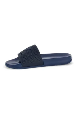 Ciabatte blu con fascia traforata Lotto Moku III Slide