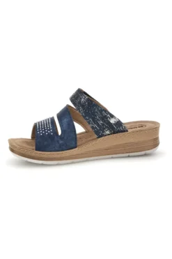 Ciabatte blu con plantare anatomico Inblu 62 FC