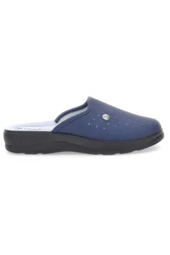 Ciabatte Blu Con Sottopiede in Pelle Inblu 33 Rh