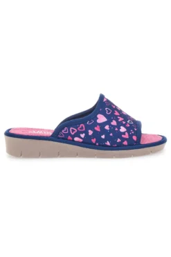 Ciabatte Blu e Rosa Made in Italy Linea Comoda 6974