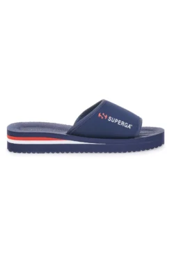 Ciabatte blu navy fascia logo SUPERGA S24E701