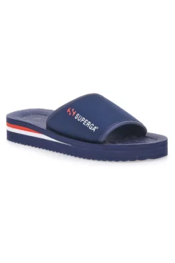 Ciabatte blu navy fascia logo SUPERGA S24E701