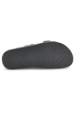 Ciabatte bronzo con doppia fibbia Superga S11T627