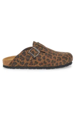 Ciabatte Chiuse Animalier con Sottopiede in Pelle Made in Italy PITTARELLO TIERRA 335A013PR