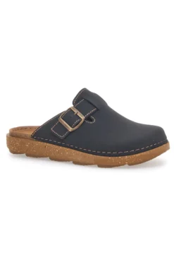 Ciabatte chiuse blu con fibbia e suola comfort Inblu 17MT