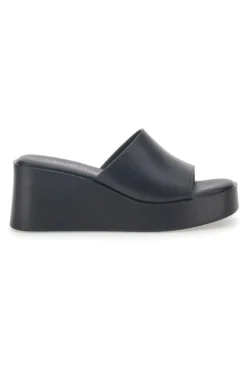 Ciabatte con Flatform Nere Rock'n Doll 390274