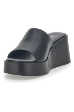 Ciabatte con Flatform Nere Rock'n Doll 390274