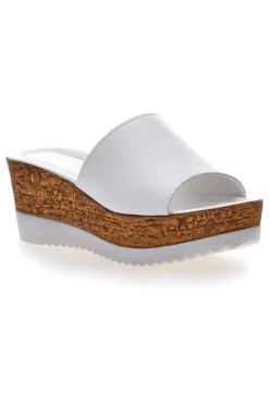Ciabatte con Platform Bianche Pittarello Love 2331