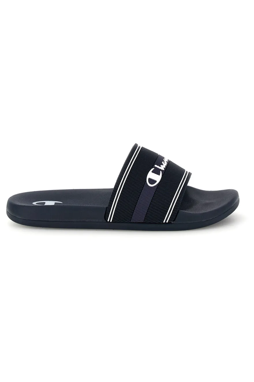 Ciabatte da piscina blu con fascia Champion Jambiani U PS