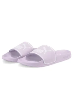 Ciabatte da piscina lilla con fascia imbottita e plantare sagomato Puma Leadcat 2.0