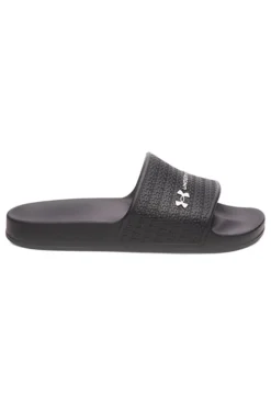 Ciabatte da piscina nere con fascia logata Under armour 6007533 001