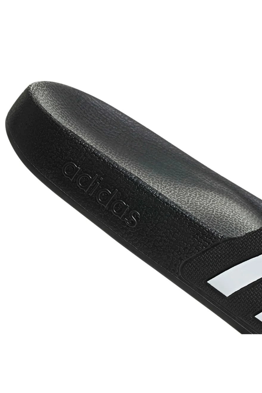 Ciabatte da Piscina nere con strisce Adidas Adilette Aqua