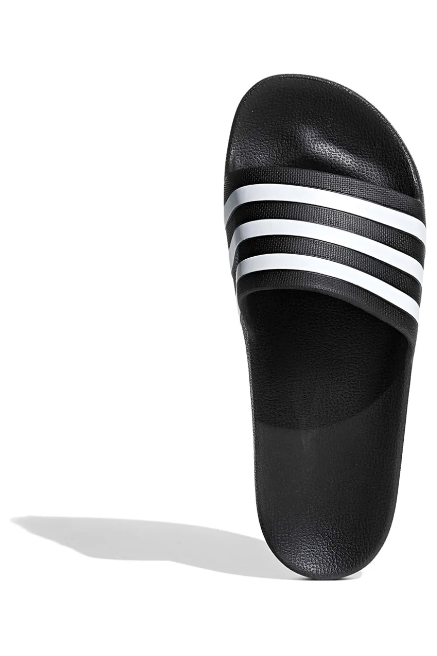 Ciabatte da Piscina nere con strisce Adidas Adilette Aqua
