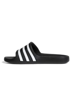 Ciabatte da Piscina nere con strisce Adidas Adilette Aqua