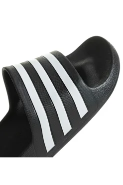 Ciabatte da Piscina nere con strisce Adidas Adilette Aqua