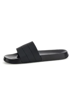 Ciabatte da piscina nero con fascia logata Champion All American Box Slide