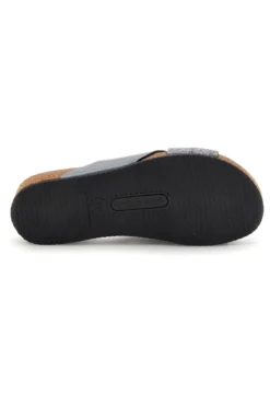 Ciabatte grigio sottopiede in vera pelle Pittarello eco 293A520SR