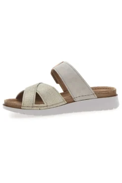 Ciabatte incrociate beige Inblu 46CN