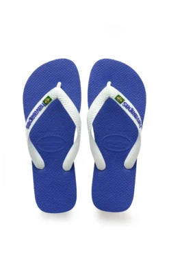 Ciabatte Infradito Blu Havaianas Brasil Logo