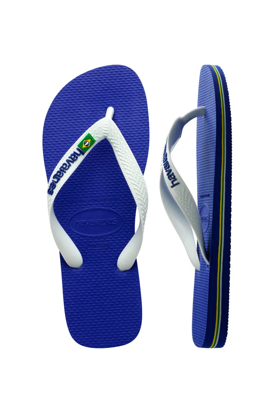Ciabatte Infradito Havaianas Brasil Logo Blu