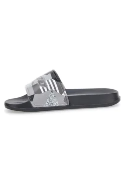 Ciabatte in Gomma da Uomo Lotto Oceania Camo II Slide Nere