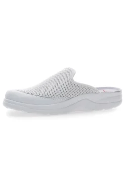 Ciabatte in Vera Pelle Bianche Mr Chef 653