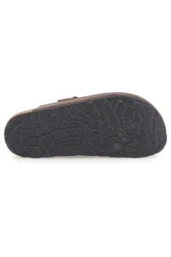 Ciabatte marrone con fibbia in vera pelle Pittarello Tierra 335A013PR
