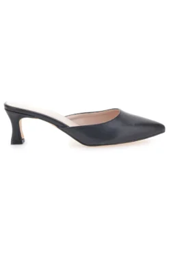 Ciabatte Mules Nere Con Tacco Pittarello Glam 3620