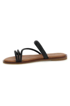 Ciabatte nere con fasce sottili Cafè cost 2039