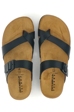 Ciabatte nere con fibbia Pittarello tierra 335A311SR