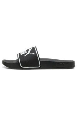 Ciabatte nere con logo bianco e fascia imbottita Puma Leadcat 2.0
