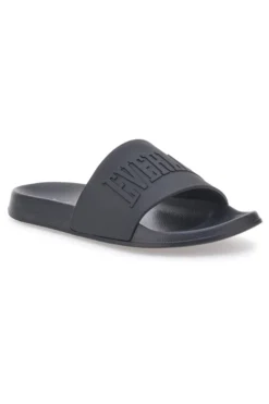 Ciabatte nere con logo in rilievo Everlast EV068