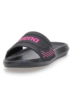 Ciabatte nere con logo rosa Arena 10563300