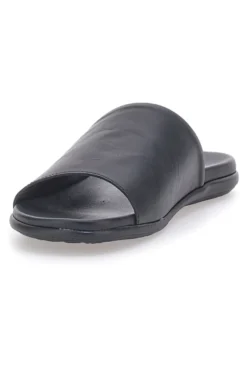 Ciabatte Nere in Pelle Made in Italy JERPOINT 8113