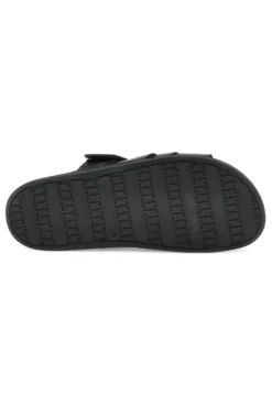 Ciabatte nere in vera pelle con strappo in velcro Pittarello focus 1456531
