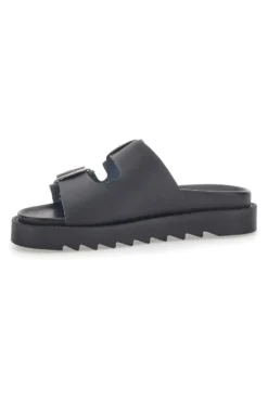 Ciabatte Nere In Vera Pelle Pittarello Capsule 27154