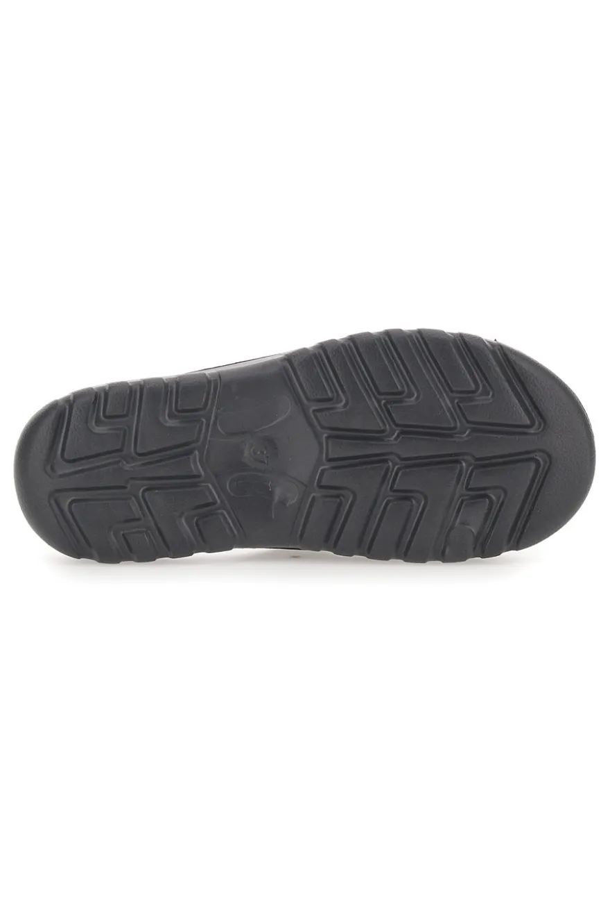Ciabatte nere monoscocca con logo EVERLAST 2T2L 1851