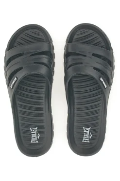 Ciabatte nere monoscocca con logo EVERLAST EV064