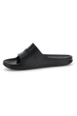 Ciabatte nero con fascia logata Champion Cabana Box Slide