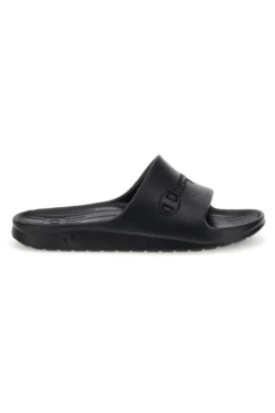 Ciabatte nero con fascia logata Champion Cabana Box Slide