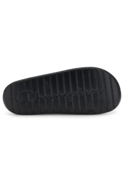 Ciabatte nero con fascia logata Champion Cabana Box Slide