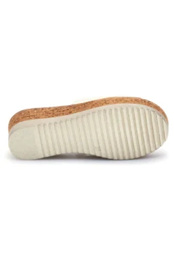 Ciabatte Oro con zeppa in vera pelle Made in Italy Pittarello 23317428