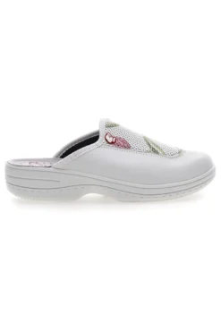 Ciabatte Professionali Bianche in Vera Pelle Mrs Chef 5533