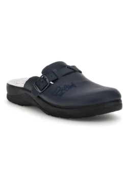 Ciabatte professionali blu in vera pelle Mr. chef 8015