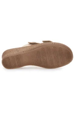 Ciabatte Sabbia Con Zeppa e Strappo in Velcro InBlu 2678