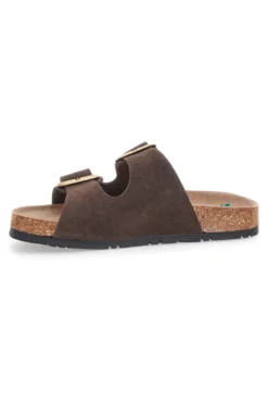 Ciabatte testa di moro doppia fibbia suola antiscivolo Pittarello Green Walk vegan 335cf20631s