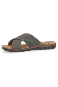 Ciabatte verdi incrociate comfort Inblu 09 VT