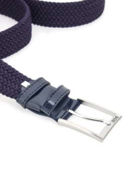 Cintura intrecciata blu elastica taglia unica Basile BA1345/ELASTICO